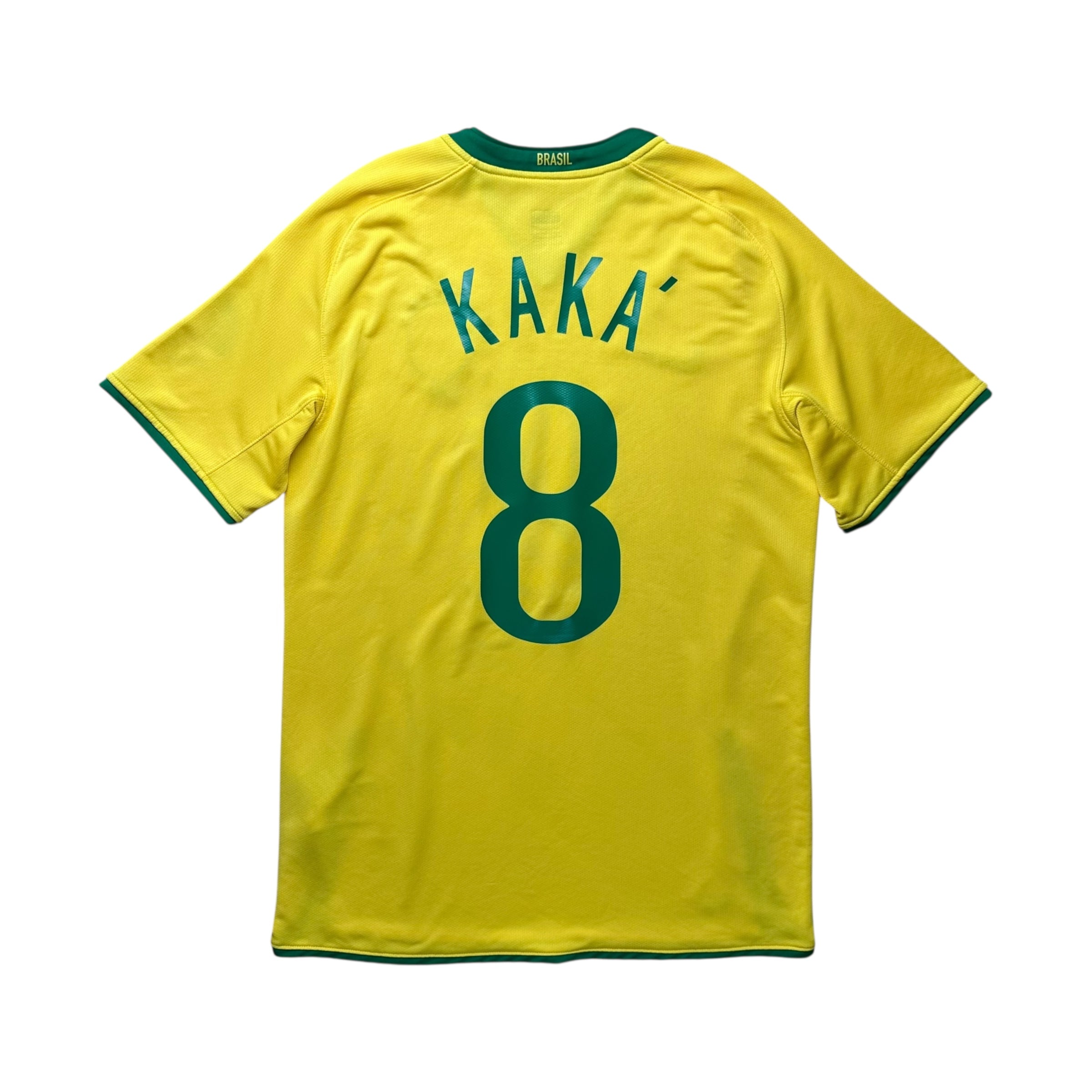Brazil 2008 Home Shirt (M) Kaka #8